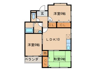 和楽壱番館の物件間取画像